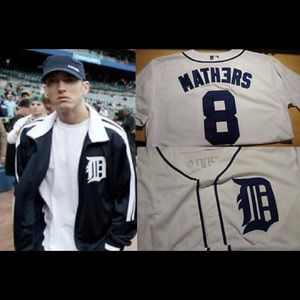 EMINEM aka Marshal Mathers Detroit Tigers jersey